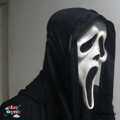 Mặt Nạ Ghostface Halloween - Phụ Kiện Hóa Trang Độc Đáo Cho Tiệc Hóa Trang Và Lễ Hội - Unisex Thoải Mái, Phong Cách Bí Ẩn
