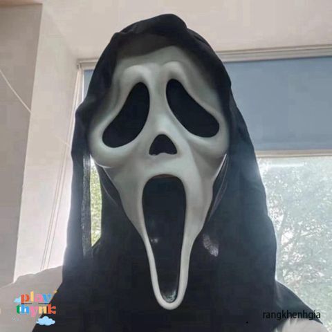 Mặt Nạ Ghostface Halloween - Phụ Kiện Hóa Trang Độc Đáo Cho Tiệc Hóa Trang Và Lễ Hội - Unisex Thoải Mái, Phong Cách Bí Ẩn