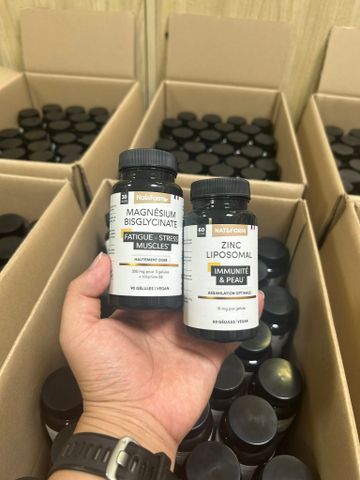 Kẽm Liposomal Nat&Form 15mg - 60 viên hỗ trợ sức khỏe, cung cấp kẽm tự nhiên cho người ăn thuần chay