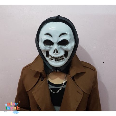 Mặt Nạ Đầu Lâu W06 - Phụ Kiện Halloween Phong Cách Độc Đáo, Chất Liệu Bền, Thời Trang Cá Tính