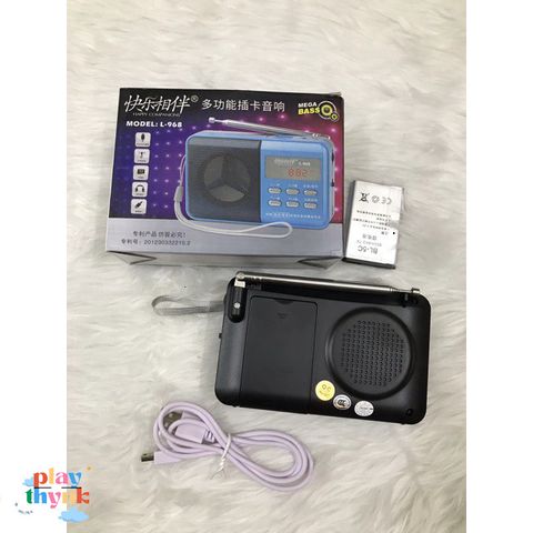 Đài Radio 2 Trong 1 Happy Model 968 - Nghe Nhạc, FM, USB, Tai Nghe - Thiết Bị Di Động Tiện Lợi Cho Tập Thể Dục