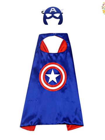 Trang phục siêu nhân cho bé trai và áo công chúa Elsa cho bé gái, có mặt nạ Halloween hấp dẫn cho Trung thu.