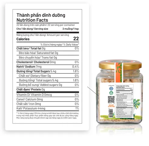 Đường Hoa Dừa Organic Sokfarm 150g - Nguyên Liệu Tự Nhiên, Không Chất Bảo Quản, Thích Hợp Ăn Chay và Eat Clean