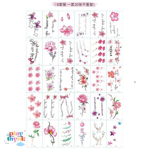 Bộ Sưu Tập 30 Hình Xăm Tatoo Ngẫu Nhiên An Toàn, Dễ Dùng - Phụ Kiện Thời Trang Gudetama Cho Fan Hâm Mộ