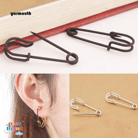Khuyên Tai Nữ Kiểu Kim Băng Thời Trang - Món Trang Sức Độc Đáo Bằng Đồng, Dành Cho Phụ Nữ Yêu Thích Sự Tươi Mới