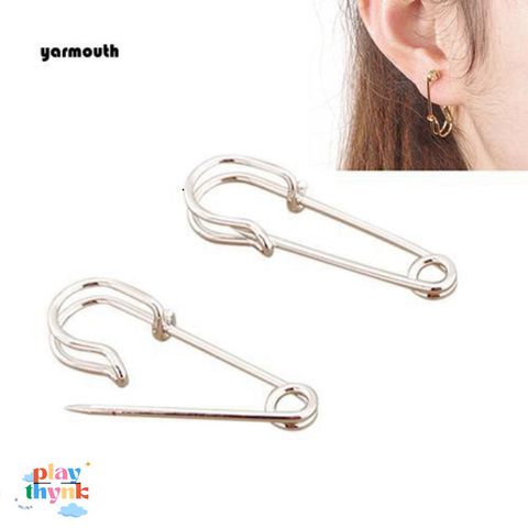 Khuyên Tai Nữ Kiểu Kim Băng Thời Trang - Món Trang Sức Độc Đáo Bằng Đồng, Dành Cho Phụ Nữ Yêu Thích Sự Tươi Mới