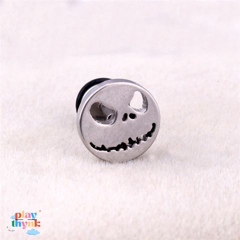 Khuyên tai bí ngô ma quái - Phụ kiện thời trang vàng/ bạc/ đen từ Gudetama - Quà tặng độc đáo cho tín đồ Halloween