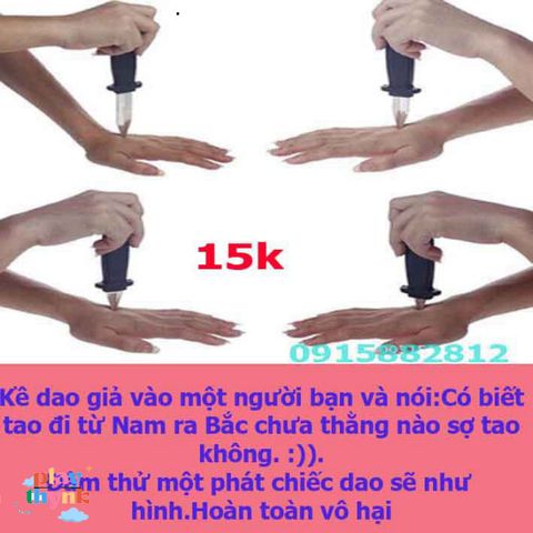 Dao Thụt Giả Gudetama An Toàn - Đồ Chơi Vui Nhộn Cho Bạn Bè - Sản Phẩm Không Thể Thiếu Tại Shop Bansigudetama