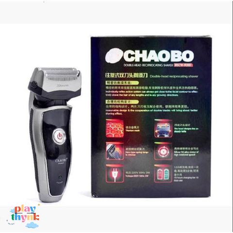 Máy Cạo Râu Chaobo RSCW-9200 – Thiết Kế Sang Trọng, An Toàn, Pin Sạc Tiện Lợi, Quà Tặng Nam Phong Cách