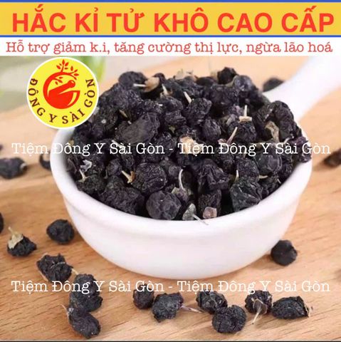 Hắc Kỷ Tử Khô Cao Cấp 100g - Thực Phẩm Sấy Khô Tốt Cho Sức Khỏe, Hỗ Trợ Giảm Cân và Làm Đẹp Da