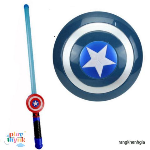 Bộ trang phục hóa trang Đội trưởng Mỹ Captain America cho bé - Siêu anh hùng Avengers, quà tặng lý tưởng cho Halloween và các dịp lễ hội