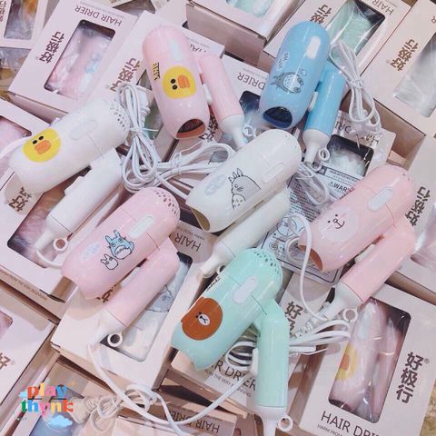 Máy Sấy Tóc Mini Dễ Thương Gudetama - Công Suất Lớn, Sấy Nhanh, An Toàn Cho Tóc - Phong Cách Độc Đáo Cho Fans Anime