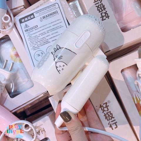 Máy Sấy Tóc Mini Dễ Thương Gudetama - Công Suất Lớn, Sấy Nhanh, An Toàn Cho Tóc - Phong Cách Độc Đáo Cho Fans Anime