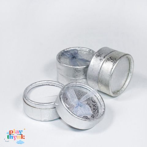 Gói 10 Hộp Tròn Đựng Trang Sức Cao Cấp - Hộp Đựng Nhẫn, Khuyên Tai Chất Liệu Giấy Ép Chắc Chắn