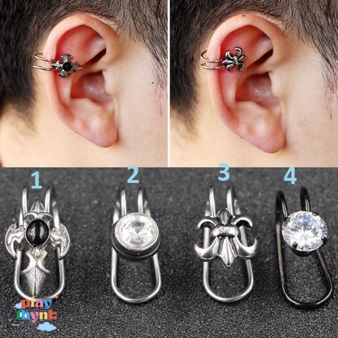 Khuyên Tai Unisex Titan Gắn Vành Không Cần Xỏ Lỗ - Trang Sức Thời Trang Cho Mọi Giới Tính Từ Shop Bansigudetama