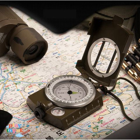 La Bản Đồ Quân Đội Đa Năng 3 Trong 1 - Compass Định Hướng Chuyên Dụng Cho Leo Núi, Cắm Trại, Và Khám Phá Ngoài Trời