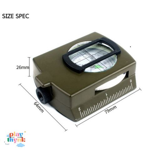 La Bản Đồ Quân Đội Đa Năng 3 Trong 1 - Compass Định Hướng Chuyên Dụng Cho Leo Núi, Cắm Trại, Và Khám Phá Ngoài Trời