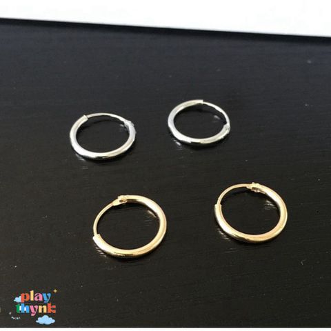 Khuyên tai tròn 1,5cm cho nam - Phong cách cá tính độc đáo từ shop Gudetama - Trang sức thời trang hoàn hảo cho tín đồ yêu thích!