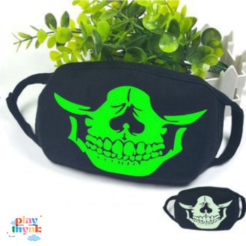 Khẩu Trang Dạ Quang Phát Sáng Ban Đêm - Ngăn Khói Bụi, Thoải Mái, Phong Cách Độc Đáo từ Shop Bansigudetama