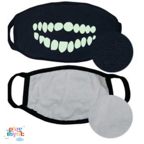 Khẩu Trang Dạ Quang Phát Sáng Ban Đêm - Ngăn Khói Bụi, Thoải Mái, Phong Cách Độc Đáo từ Shop Bansigudetama