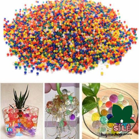 Gói 10.000 Viên Tinh Thể Thủy Sinh ARB39 - Hạt Nở Trang Trí Cây Cảnh, Đồ Chơi An Toàn Cho Bé, Thay Thế Đất Trồng Sạch, Nhanh Nở