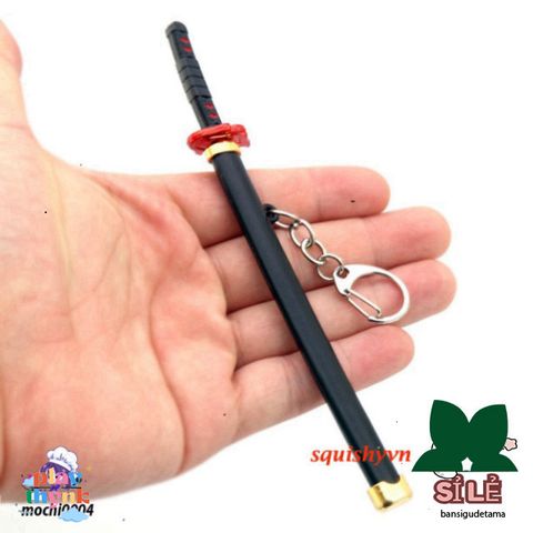 Móc Khóa Kim Loại Katana Zoro One Piece - Mô Hình Kiếm Nhật An Toàn, Quà Tặng Thú Vị cho Fan Anime