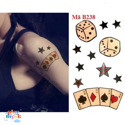 Hình Xăm Dán Tatoo MS63 - Mẫu Độc Đáo Dễ Sử Dụng, Tạm Thời và Đẹp Mắt - Phụ Kiện Thời Trang cho Người Yêu Thích Nghệ Thuật xăm hình