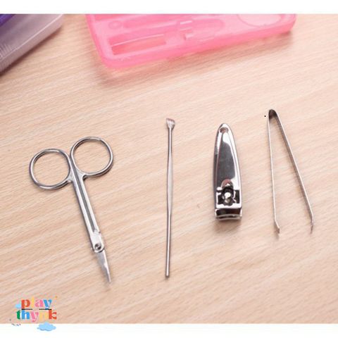 Bộ dụng cụ chăm sóc móng 4 món tiện lợi - Hộp gọn nhẹ 10x5x2cm, quà tặng hoàn hảo cho tín đồ làm đẹp từ shop gudetama!