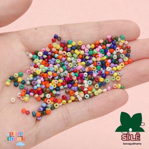 Hạt Thủy Tinh 2mm St. Kunkka - 1000 Chiếc Màu Sắc Đa Dạng Trang Sức DIY - Nguyên Liệu Làm Trang Sức Tự Tạo
