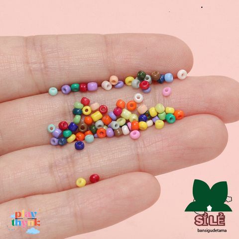 Hạt Thủy Tinh 2mm St. Kunkka - 1000 Chiếc Màu Sắc Đa Dạng Trang Sức DIY - Nguyên Liệu Làm Trang Sức Tự Tạo