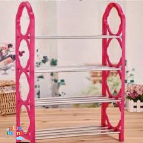 Kệ Giày Dép 4 Tầng Inox Cao Cấp - Thiết Kế Sang Trọng, Tiết Kiệm Không Gian, Phù Hợp Với Mọi Nội Thất
