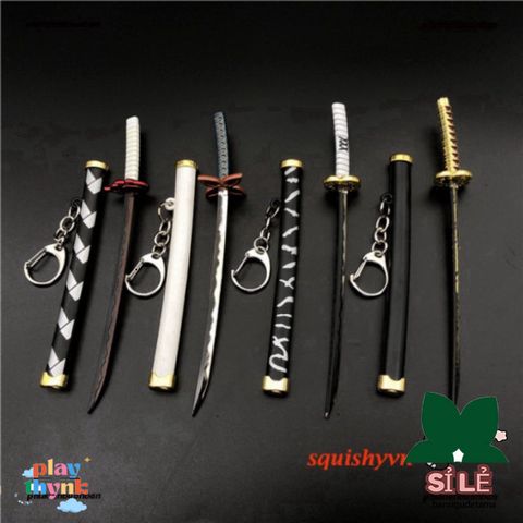 Móc Khóa Kiếm Katana Kim Loại Zoro One Piece - Quà Tặng Fan Anime, Đồ Chơi Sưu Tầm Nhật Bản, An Toàn & Thời Thượng