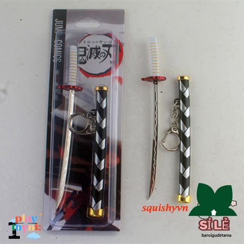 Móc Khóa Kiếm Katana Zoro One Piece - Phụ Kiện Thời Trang Anime Bằng Hợp Kim Không Gỉ 16cm, Quà Tặng Độc Đáo