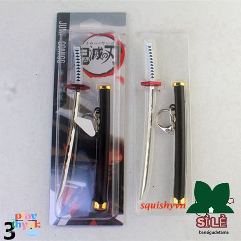Móc Khóa Kiếm Katana Zoro One Piece - Phụ Kiện Thời Trang Anime Bằng Hợp Kim Không Gỉ 16cm, Quà Tặng Độc Đáo