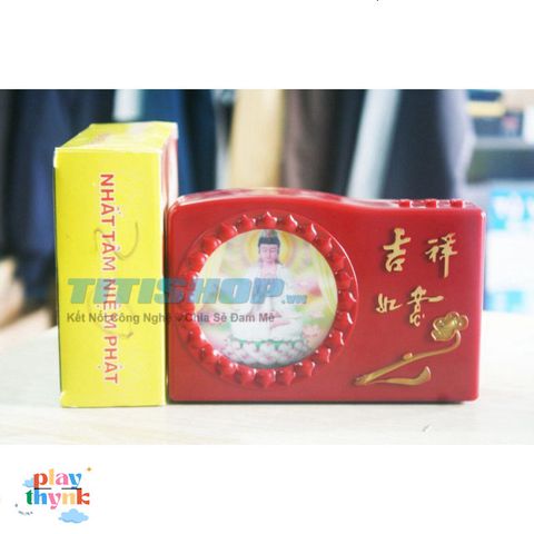Đài Phát Kinh Niệm Phật Cao Cấp - 20 Bài Tụng Có Sẵn, Dùng Dây Cắm Điện, Quà Tặng Ý Nghĩa Cho Người Thân