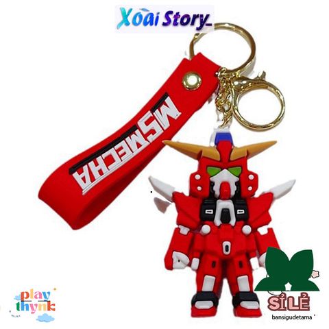 Móc Khóa Robot Dễ Thương - Bộ Sưu Tập 4 Mẫu Zoro One Piece, Phụ Kiện Thời Trang Độc Đáo, Trang Trí Balo và Túi Xách
