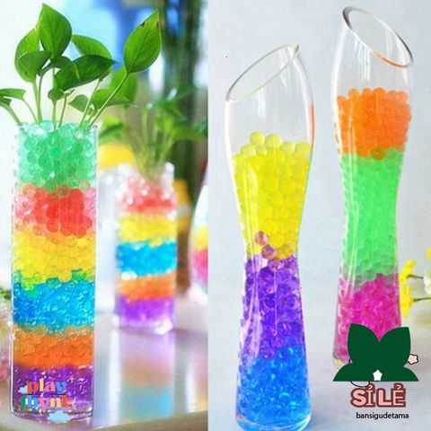 Hạt Nở Tinh Thể 10g (400 Viên) Giúp Thủy Sinh Rực Rỡ - Trang Trí Cây Cảnh, Cắm Hoa Đẹp, Nhiều Màu Sắc Tinh Tế