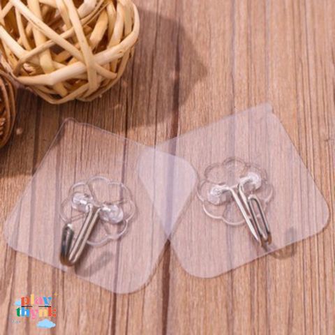 Combo 50 Móc Treo Dán Tường Siêu Bền - Chịu Lực 10kg, Thiết Kế Hoa Xinh Xắn - Dùng Trong Nhà Bếp & Phòng Tắm