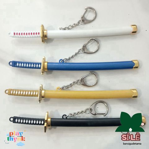 Móc Khóa Katana Zoro - Phụ Kiện One Piece Hợp Kim Bền Bỉ, Quà Tặng Tuyệt Vời Cho Fan Anime Nhật Bản