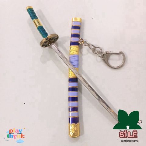 Móc Khóa Katana Zoro - Phụ Kiện One Piece Hợp Kim Bền Bỉ, Quà Tặng Tuyệt Vời Cho Fan Anime Nhật Bản