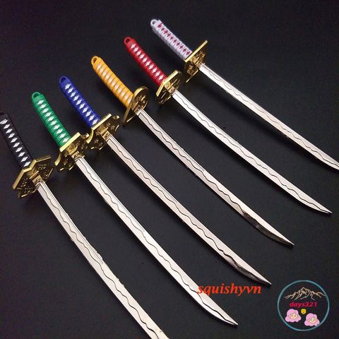 Bộ Sưu Tập 20 Móc Khóa Kiếm Zoro Law One Piece, Chất Liệu Hợp Kim Bền, Dài 16cm - Quà Tặng Sưu Tầm Đẳng Cấp Anime