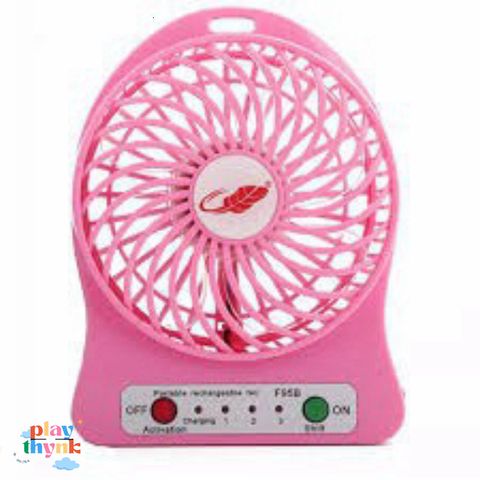 Quạt Mini Sạc Di Động 3 Tốc Độ - Thiết Kế Gudetama Dễ Dàng Mang Theo, Có Pin & Đèn Pin - Giải Nhiệt Mùa Hè