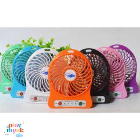 Quạt Mini Sạc Di Động 3 Tốc Độ - Thiết Kế Gudetama Dễ Dàng Mang Theo, Có Pin & Đèn Pin - Giải Nhiệt Mùa Hè