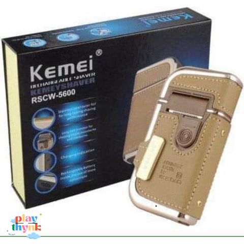Máy Cạo Râu KEMEI RSCW-5600 - Cạo Râu An Toàn, Tiện Dụng, Thời Gian Sử Dụng Lên Đến 15 Ngày - Lựa Chọn Hoàn Hảo Cho Phái Mạnh