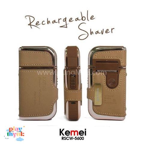 Máy Cạo Râu KEMEI RSCW-5600 - Cạo Râu An Toàn, Tiện Dụng, Thời Gian Sử Dụng Lên Đến 15 Ngày - Lựa Chọn Hoàn Hảo Cho Phái Mạnh