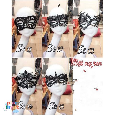 Mặt Nạ Hóa Trang Ren Độc Đáo Số 8 và 11 - Phụ Kiện Dạ Tiệc, Sinh Nhật, Halloween Tại Bansigudetama