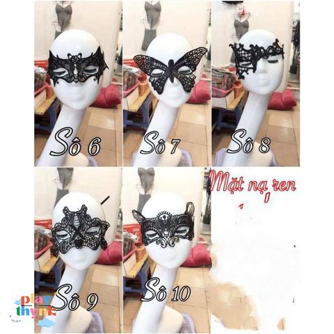 Mặt Nạ Hóa Trang Ren Độc Đáo Số 8 và 11 - Phụ Kiện Dạ Tiệc, Sinh Nhật, Halloween Tại Bansigudetama
