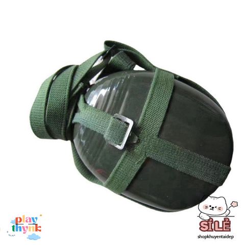 Bình Nhôm Kiểu Cổ 1L - Bi Đông Du Lịch Nước An Toàn, Dã Ngoại, Leo Núi, Chất Liệu Không Han Gỉ