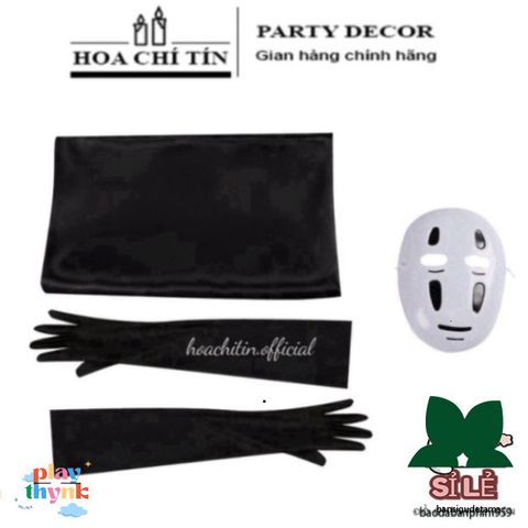 Bộ đồ hóa trang Halloween Vô Diện - Áo Choàng, Mặt Nạ & Găng Tay - Trang Phục Hóa Trang Độc Đáo Cho Trẻ Em