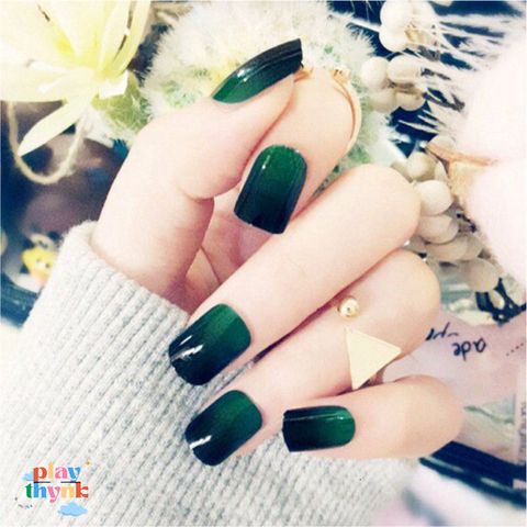 Bộ móng tay giả 24 chiếc đa dạng kích cỡ - Dễ dán, không hại móng, bộ chăm sóc nails tiện lợi từ Shop Bansigudetama